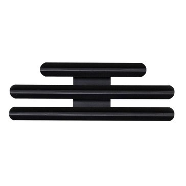 8 Ribbon Mounting Bar Holder BLACK METAL 1/8