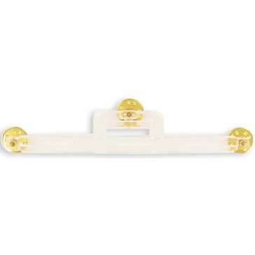 4 Ribbon Mounting Bar Holder Clear PLASTIC No Space