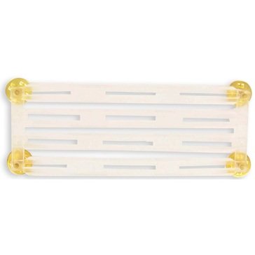 12 Ribbon Mounting Bar Holder Clear PLASTIC No Space