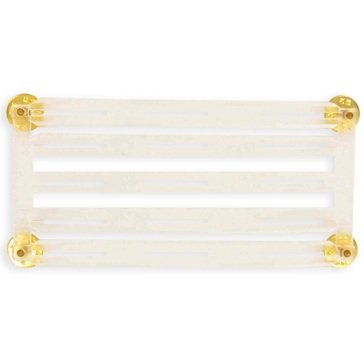 15 Ribbon Mounting Bar Holder Clear PLASTIC No Space