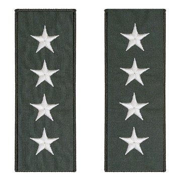 Navy Green Flight Suit Shoulder Devices ADM (4 Star)