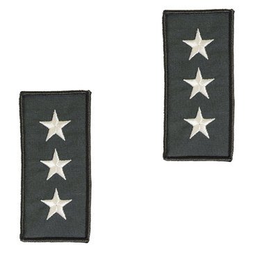 Navy Green Flight Suit Shoulder Devices VADM (3 Star)