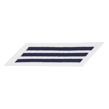 Women's ENLISTED Service Stripe Set-3 on Blue on White CNT