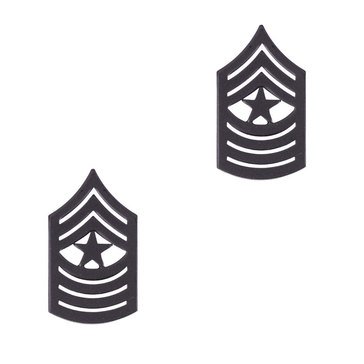 USMC Chevron Subdued Metal SGTMAJ