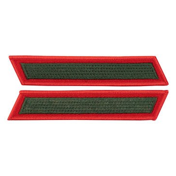 USMC Service Stripe Set 1 Green on Red Merrowed