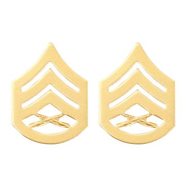 USMC Chevron Gold Satin SSGT