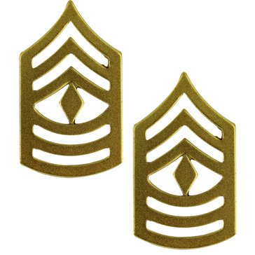 USMC Chevron Gold Satin 1ST SGT