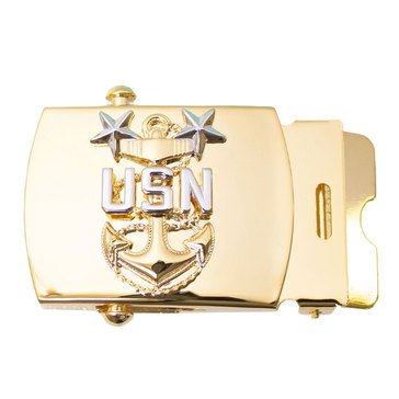 Men's Gold Buckle E9 Rank Emblem