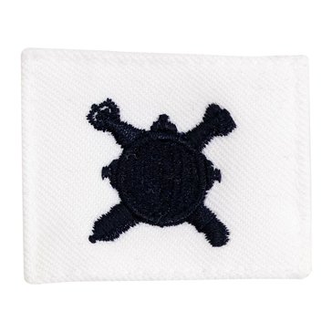 Striker (EOD) Rating Badge on White CNT for Explosive Ordinance Disposal Technician