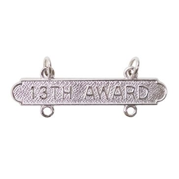 USMC Badge Rifle 13th Award Requalification Bar