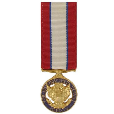 Medal Miniature Anodized Army Distinguished Service