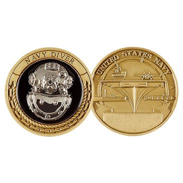 Challenge Coin Company USN Diver Coin