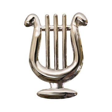 Ball Cap Novelty Silver Pin Musician