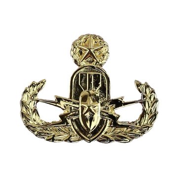 Warfare Badge Miniature EOD OFF  Gold