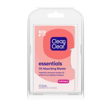 Clean & Clear® Oil Absorbing Sheets, 50ct