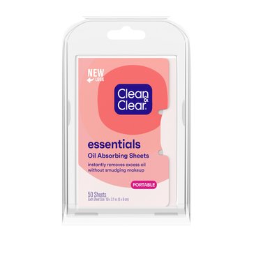 Clean & Clear Oil Absorbing Sheets, 50ct