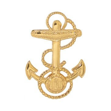 Cap Device Fouled Anchor/USMM Seal Midshipman/OCS