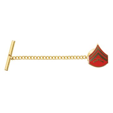 USMC Tie Tac Gold/Red CPL
