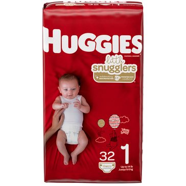Huggies Supreme Little Snuggler Jumbo Size 1, 35 Ct