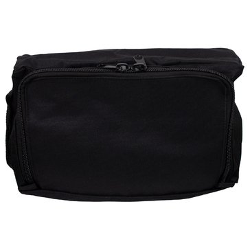 Travel/Storage Shoe Black Polyester Bag with Zipper Closure and Tote Handle