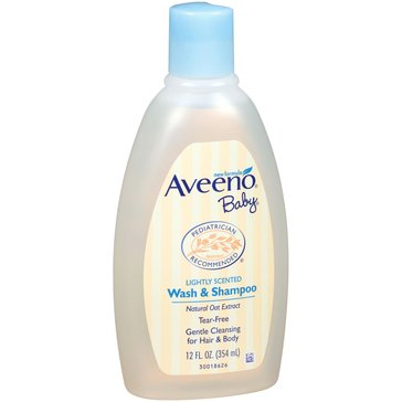 Aveeno Baby Wash & Shampoo, 12oz