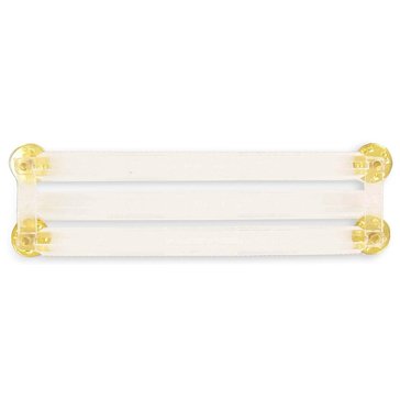 9 Ribbon Mounting Bar Holder Clear PLASTIC No Space