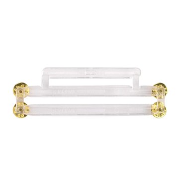 8 Ribbon Mounting Bar Holder Clear PLASTIC 1/8