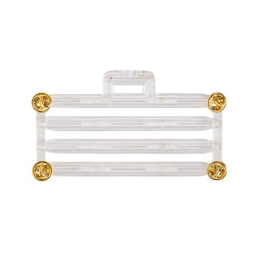 13 Ribbon Mounting Bar Holder Clear PLASTIC 1/8