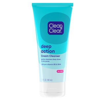 Clean & Clear Deep Action Cleanser Oil Free, 6.5oz