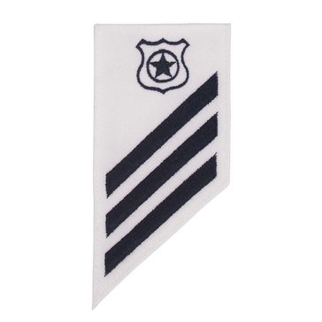E3 Combo (MA) Rating Badge on White CNT for Master At Arms