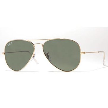 Ray-Ban Men's Polarized Classic Aviator Sunglasses
