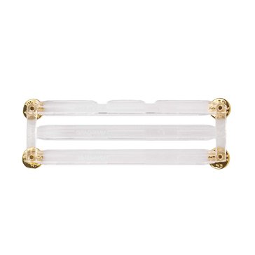 9 Ribbon Mounting Bar Holder Clear PLASTIC 1/8