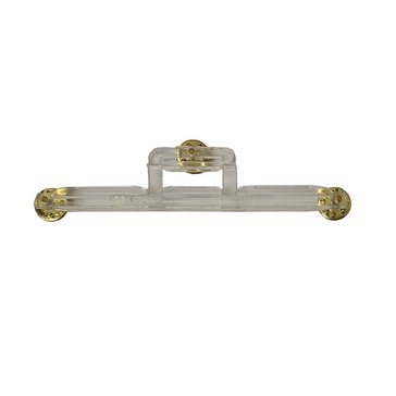 4 Ribbon Mounting Bar Holder Clear PLASTIC 1/8