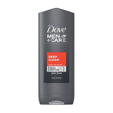 Dove Men Deep Clean Body Wash, 13.5oz