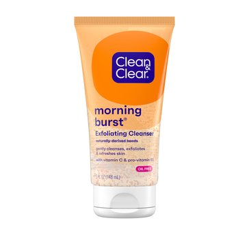 Clean & Clear Morning Burst Facial Scrub Cleansers, 5oz