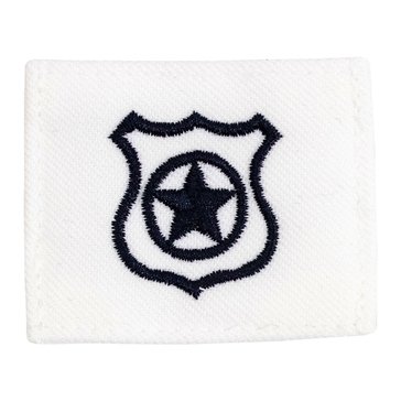 Striker (MA) Rating Badge on White CNT for Master At Arms