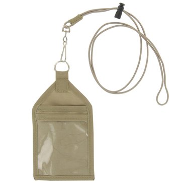 Identification Card Holder Desert Cloth with Lanyard
