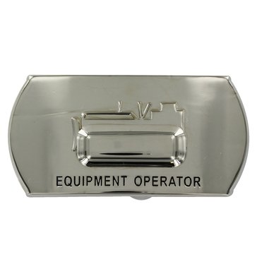 Men's Silver Buckle EO Rating Emblem for ENL 