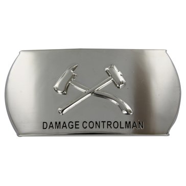 Men's Silver Buckle DC Rating Emblem for ENL 