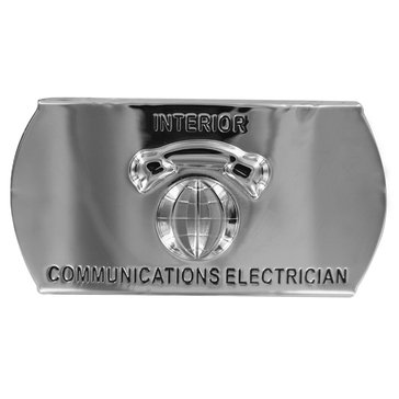 Men's Silver Buckle IC Rating Emblem for ENL 