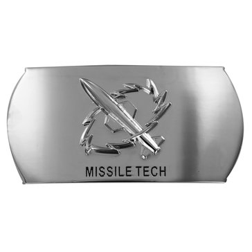 Men's Silver Buckle MT Rating Emblem for ENL 