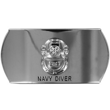 Men's Silver Buckle ND Rating Emblem for ENL 