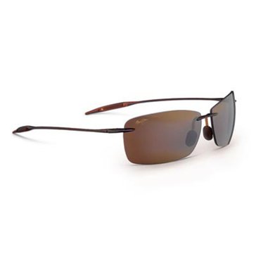 Maui Jim Unisex Lighthouse Rootbeer Rimless Sunglasses