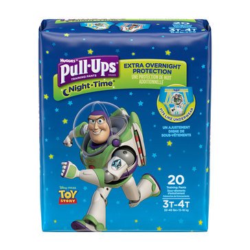 Huggies Pull-Ups Size 3T-4T Night-Time Training Pants, 10-count