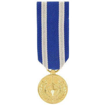 Medal Miniature Anodized NATO Non Article 5 (Afghanistan)