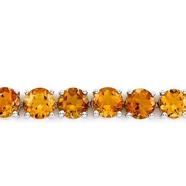  Sterling Silver Citrine Bracelet