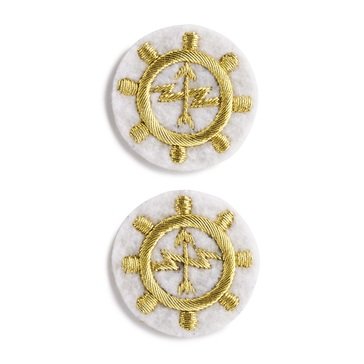 Sleeve Device in Gold on White for CWO Operations Technician