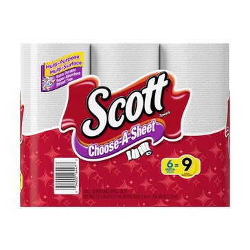 Scott Choose-A-Size Mega Roll Paper Towels, 102 Sheets