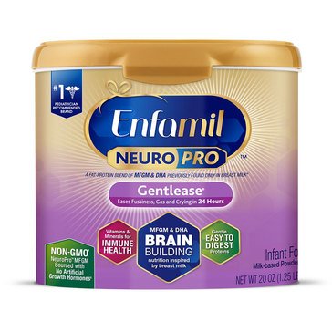 Enfamil Neuropro Gentlease for Fussiness Infant Formula. 20oz