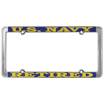 Mitchell Proffitt USN Retired License Plate Frame